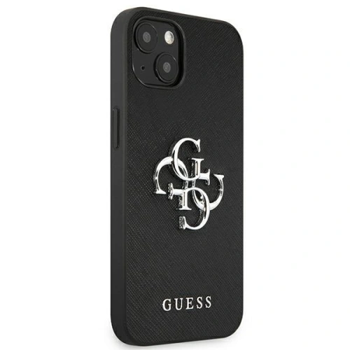 Kup Etui Guess GUHCP13SSA4GSBK Apple iPhone 13 mini fekete/black hardcase Saffiano 4G Metal Logo - GUE1287BLK - {ean13} - Sklep Home Screen