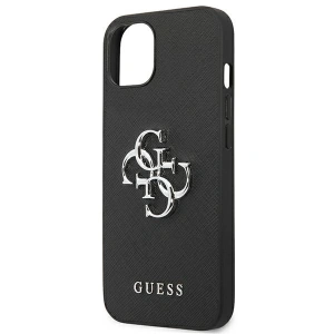 Kup Case Guess GUHCP13SSA4GSBK Apple iPhone 13 mini schwarz/black Hardcase Saffiano 4G Metal Logo - GUE1287BLK - {ean13} - Sklep Home Screen