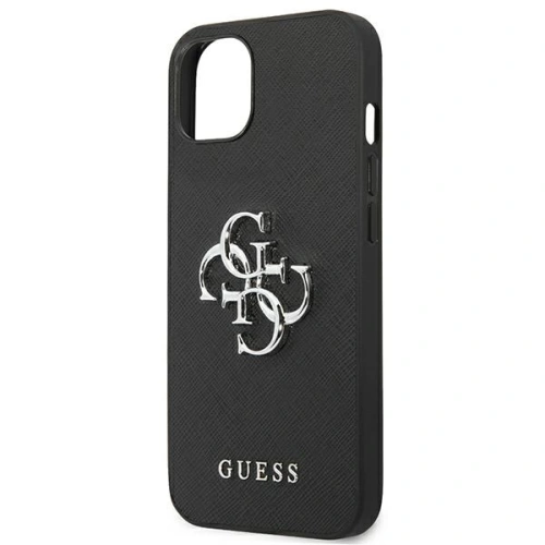 Kup Etui Guess GUHCP13SSA4GSBK Apple iPhone 13 mini fekete/black hardcase Saffiano 4G Metal Logo - GUE1287BLK - {ean13} - Sklep Home Screen