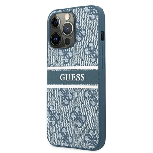 Kup Etui Guess GUHCP13X4GDBL Apple iPhone 13 Pro Max albastru/blue hardcase 4G Stripe - GUE1288BLU - {ean13} - Sklep Home Screen