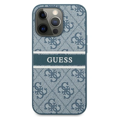 Kup Etui Guess GUHCP13X4GDBL Apple iPhone 13 Pro Max albastru/blue hardcase 4G Stripe - GUE1288BLU - {ean13} - Sklep Home Screen