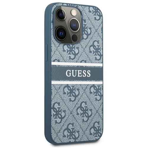 Kup Etui Guess GUHCP13X4GDBL Apple iPhone 13 Pro Max albastru/blue hardcase 4G Stripe - GUE1288BLU - {ean13} - Sklep Home Screen