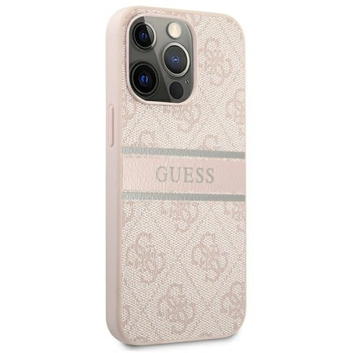 Kup Etui Guess GUHCP13X4GDPI Apple iPhone 13 Pro Max roz/roz hardcase 4G Stripe - GUE1289PNK - {ean13} - Sklep Home Screen