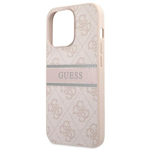 Kup Etui Guess GUHCP13X4GDPI Apple iPhone 13 Pro Max roz/roz hardcase 4G Stripe - GUE1289PNK - {ean13} - Sklep Home Screen