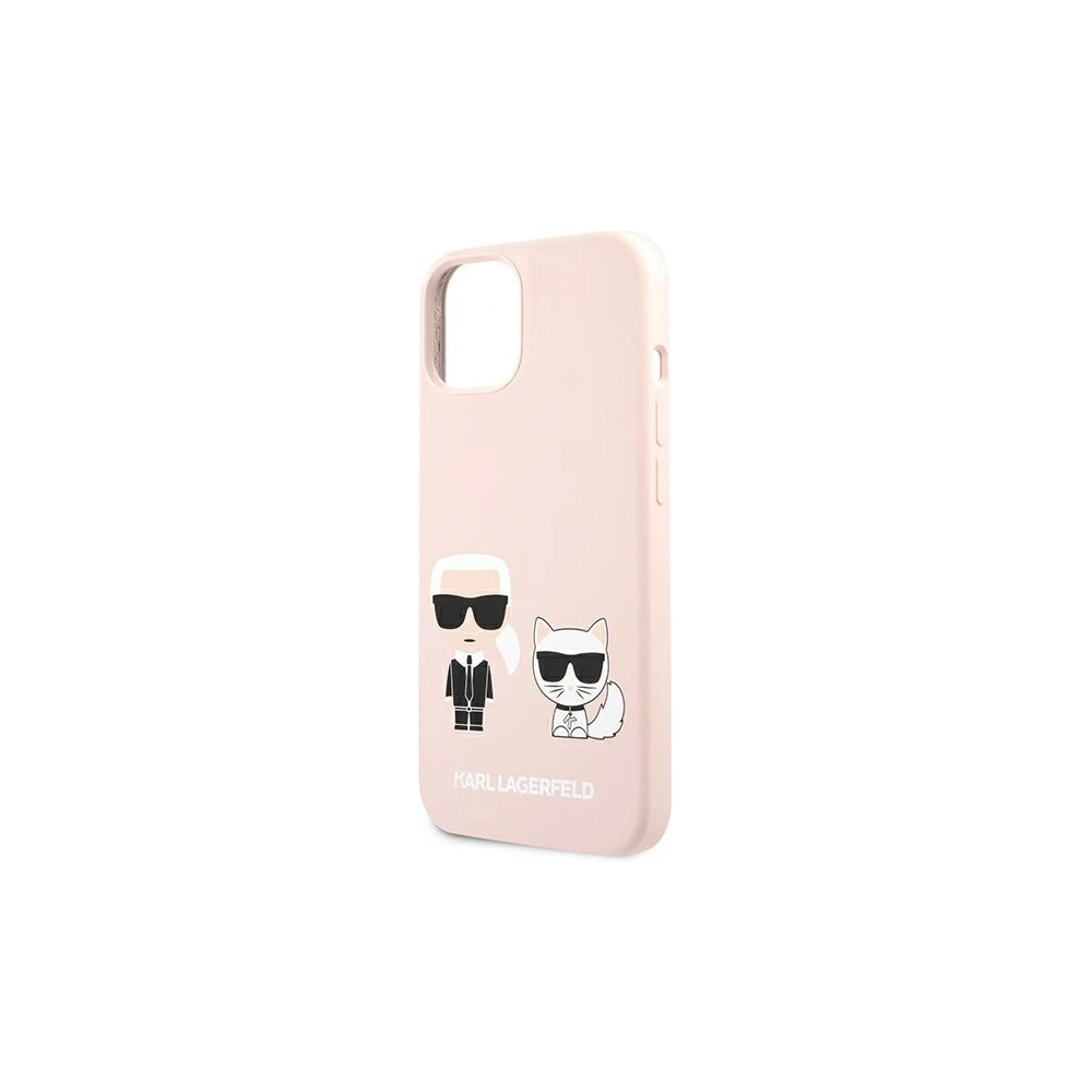 Etui Karl Lagerfeld KLHCP13MSSKCI Apple iPhone 13 hardcase jasno różowy/light pink Silicone Karl & Choupette