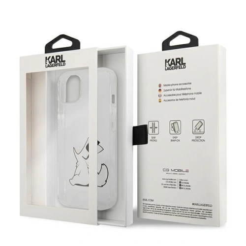 Kup Etui Karl Lagerfeld KLHCP13SCFNRC Apple iPhone 13 mini kemény tok átlátszó Choupette Fun - KLD625CL - {ean13} - Sklep Home Screen