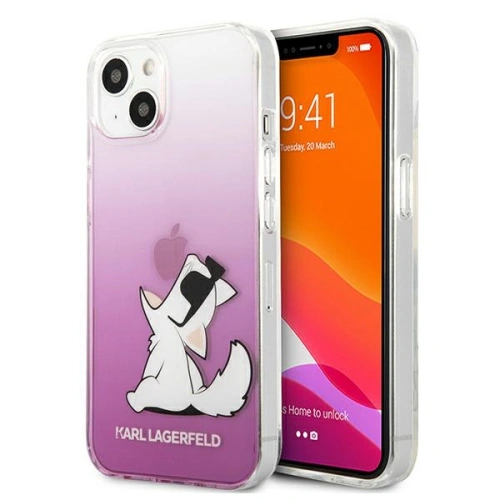 Kup Etui Karl Lagerfeld KLHCP13SCFNRCPI Apple iPhone 13 mini hardcase rózsaszín/pink Choupette Fun - KLD626PNK - {ean13} - Sklep Home Screen