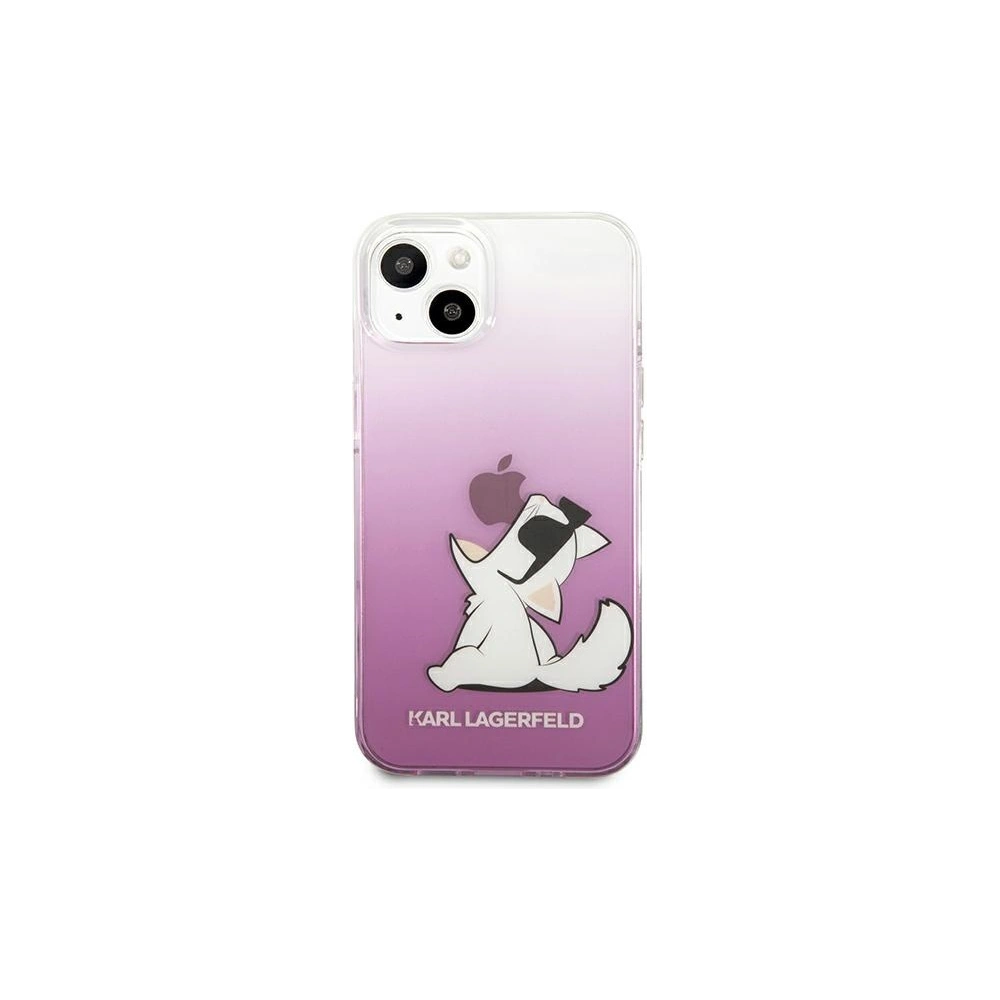 Etui Karl Lagerfeld KLHCP13SCFNRCPI Apple iPhone 13 mini hardcase różowy/pink Choupette Fun