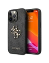 Case Guess GUHCP13X4GMGGR Apple iPhone 13 Pro Max grau/grey Hardcase 4G Big Metal Logo