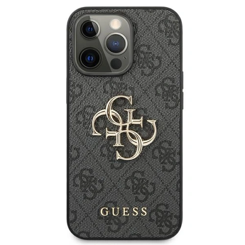 Kup Case Guess GUHCP13X4GMGGR Apple iPhone 13 Pro Max grau/grey Hardcase 4G Big Metal Logo - GUE1290GRY - {ean13} - Sklep Home Screen