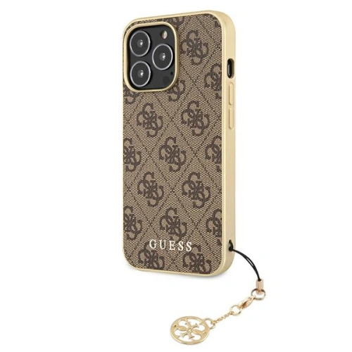 Kup Etui Guess GUHCP13XGF4GBR Apple iPhone 13 Pro Max brązowy/brown hardcase 4G Charms Collection - GUE1291BR - {ean13} - Sklep Home Screen
