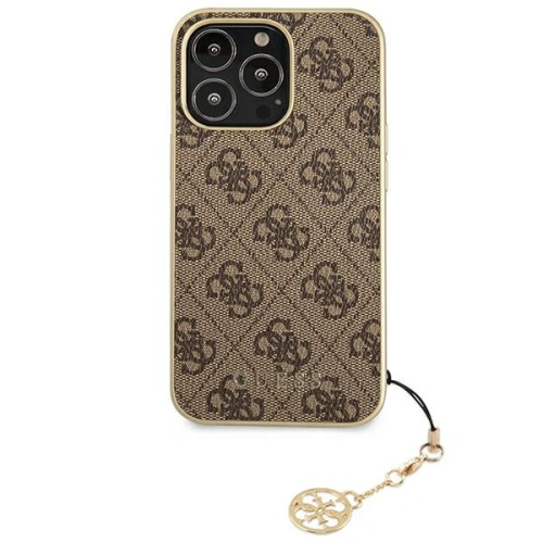 Kup Etui Guess GUHCP13XGF4GBR Apple iPhone 13 Pro Max brązowy/brown hardcase 4G Charms Collection - GUE1291BR - {ean13} - Sklep Home Screen