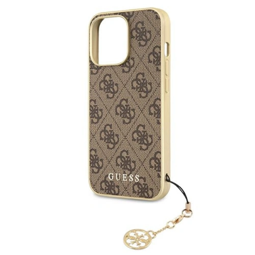 Kup Etui Guess GUHCP13XGF4GBR Apple iPhone 13 Pro Max brązowy/brown hardcase 4G Charms Collection - GUE1291BR - {ean13} - Sklep Home Screen