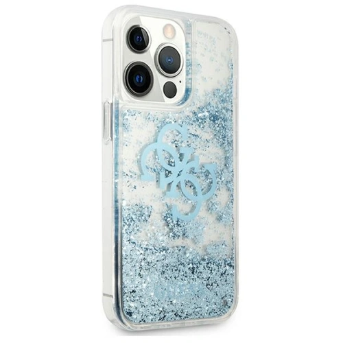 Kup Etui Guess GUHCP13XLG4GBL Apple iPhone 13 Pro Max niebieski/blue hardcase 4G Big Liquid Glitter - GUE1292BLU - {ean13} - Sklep Home Screen