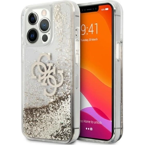 Kup Etui Guess GUHCP13XLG4GGO Apple iPhone 13 Pro Max arany színű/hardcase 4G Big Liquid Glitter - GUE1293GLD - {ean13} - Sklep Home Screen