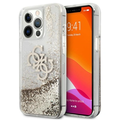 Kup Etui Guess GUHCP13XLG4GGO Apple iPhone 13 Pro Max arany színű/hardcase 4G Big Liquid Glitter - GUE1293GLD - {ean13} - Sklep Home Screen