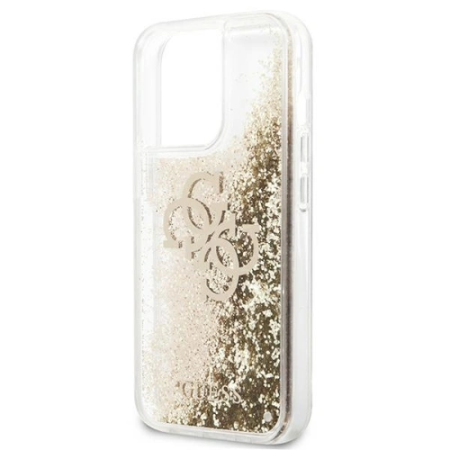 Kup Etui Guess GUHCP13XLG4GGO Apple iPhone 13 Pro Max aurie/gold hardcase 4G Big Liquid Glitter - GUE1293GLD - {ean13} - Sklep Home Screen