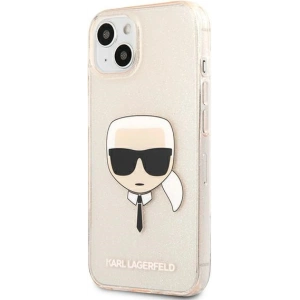 Kup Case Karl Lagerfeld KLHCP13SKHTUGLGO Apple iPhone 13 mini gold/hartcase Glitter Karl`s Head - KLD631GLD - {ean13} - Sklep Home Screen