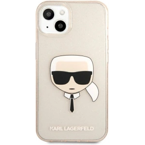 Kup Case Karl Lagerfeld KLHCP13SKHTUGLGO Apple iPhone 13 mini gold/hartcase Glitter Karl`s Head - KLD631GLD - {ean13} - Sklep Home Screen