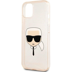 Kup Case Karl Lagerfeld KLHCP13SKHTUGLGO Apple iPhone 13 mini gold/hartcase Glitter Karl`s Head - KLD631GLD - {ean13} - Sklep Home Screen