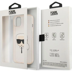 Kup Case Karl Lagerfeld KLHCP13SKHTUGLGO Apple iPhone 13 mini gold/hartcase Glitter Karl`s Head - KLD631GLD - {ean13} - Sklep Home Screen