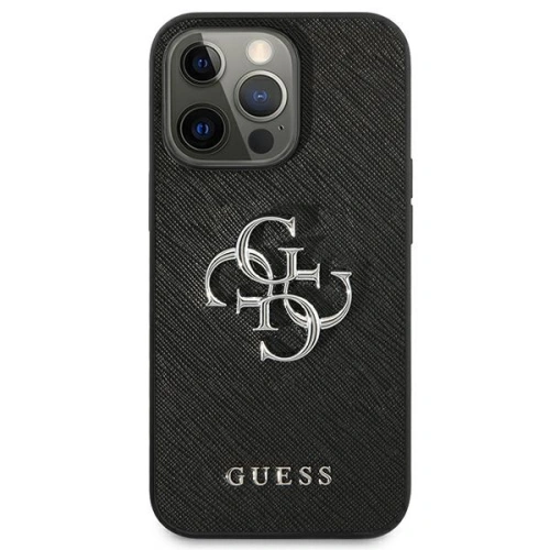 Kup Etui Guess GUHCP13XSA4GSBK Apple iPhone 13 Pro Max černý/black hardcase Saffiano 4G Metal Logo - GUE1295BLK - {ean13} - Sklep Home Screen