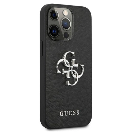 Kup Etui Guess GUHCP13XSA4GSBK Apple iPhone 13 Pro Max černý/black hardcase Saffiano 4G Metal Logo - GUE1295BLK - {ean13} - Sklep Home Screen