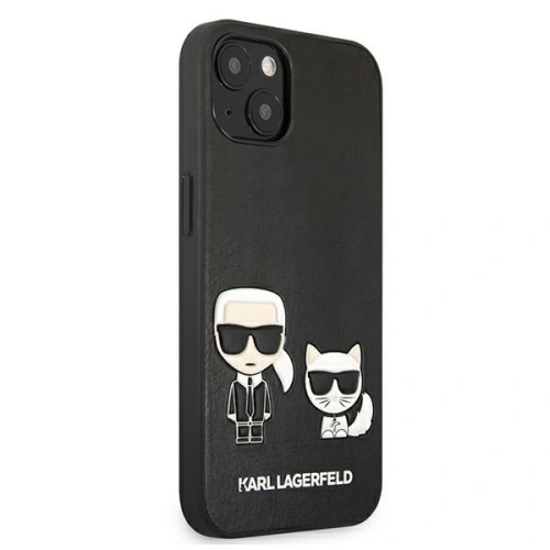 Kup Etui Karl Lagerfeld KLHCP13SPCUSKCBK Apple iPhone 13 mini černý/black hardcase Ikonik Karl & Choupette - KLD632BLK - {ean13} - Sklep Home Screen