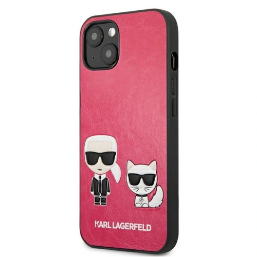 Kup Case Karl Lagerfeld KLHCP13SPCUSKCP Apple iPhone 13 mini fuchsia/fushia Hardcase Ikonik Karl & Choupette - KLD633FKS - {ean13} - Sklep Home Screen