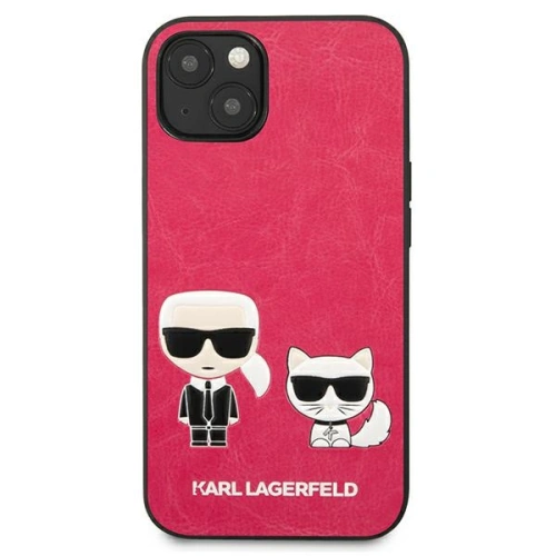 Kup Case Karl Lagerfeld KLHCP13SPCUSKCP Apple iPhone 13 mini fuchsia/fushia Hardcase Ikonik Karl & Choupette - KLD633FKS - {ean13} - Sklep Home Screen