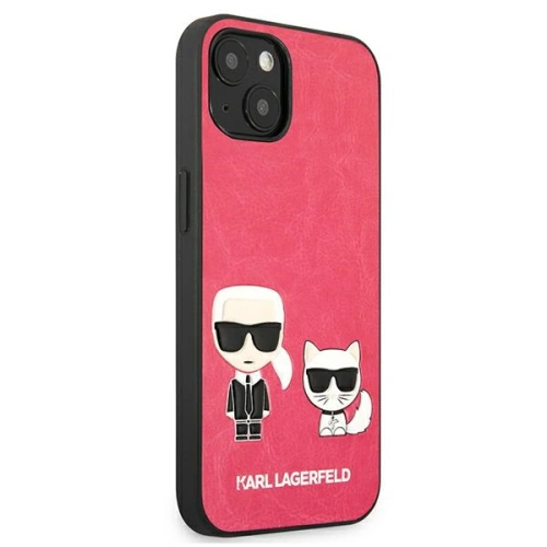 Kup Case Karl Lagerfeld KLHCP13SPCUSKCP Apple iPhone 13 mini fuchsia/fushia Hardcase Ikonik Karl & Choupette - KLD633FKS - {ean13} - Sklep Home Screen