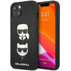 Kup Case Karl Lagerfeld KLHCP13SSAKICKCBK Apple iPhone 13 mini schwarz/black Buch Saffiano Karl & Choupette - KLD634BLK - {ean13} - Sklep Home Screen