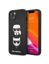 Case Karl Lagerfeld KLHCP13SSAKICKCBK Apple iPhone 13 mini schwarz/black Buch Saffiano Karl & Choupette