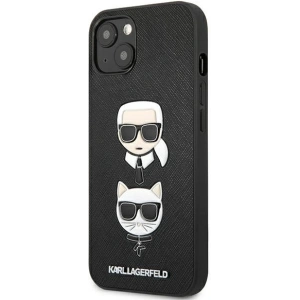 Kup Case Karl Lagerfeld KLHCP13SSAKICKCBK Apple iPhone 13 mini schwarz/black Buch Saffiano Karl & Choupette - KLD634BLK - {ean13} - Sklep Home Screen
