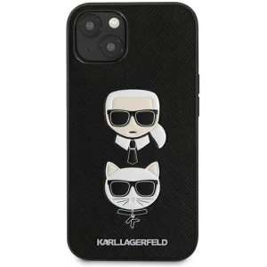 Kup Case Karl Lagerfeld KLHCP13SSAKICKCBK Apple iPhone 13 mini schwarz/black Buch Saffiano Karl & Choupette - KLD634BLK - {ean13} - Sklep Home Screen