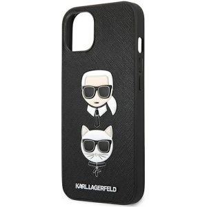 Kup Case Karl Lagerfeld KLHCP13SSAKICKCBK Apple iPhone 13 mini schwarz/black Buch Saffiano Karl & Choupette - KLD634BLK - {ean13} - Sklep Home Screen