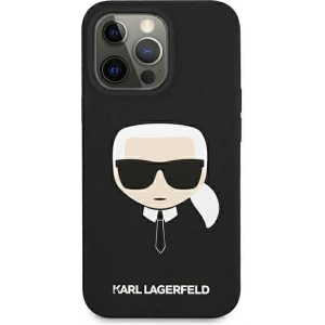 Kup Etui Karl Lagerfeld KLHCP13SSLKHBK Apple iPhone 13 mini negru/black hardcase Silicone Karl`s Head - KLD635BLK - {ean13} - Sklep Home Screen