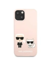 Kup Etui Karl Lagerfeld KLHCP13SSSKCI Apple iPhone 13 mini hardcase roz deschis/lumină roz Silicon Karl & Choupette - KLD637PNK - {ean13} - Sklep Home Screen