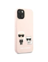 Kup Etui Karl Lagerfeld KLHCP13SSSKCI Apple iPhone 13 mini hardcase roz deschis/lumină roz Silicon Karl & Choupette - KLD637PNK - {ean13} - Sklep Home Screen