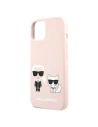 Kup Etui Karl Lagerfeld KLHCP13SSSKCI Apple iPhone 13 mini hardcase roz deschis/lumină roz Silicon Karl & Choupette - KLD637PNK - {ean13} - Sklep Home Screen