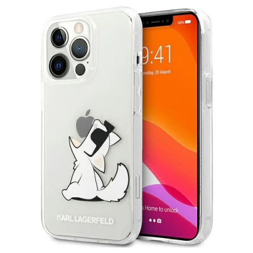 Buy Karl Lagerfeld KLHCP13XCFNRC Apple iPhone 13 Pro Max hardcase transparent Choupette Fun - KLD639CL - {ean13} - Home Screen Store Europe