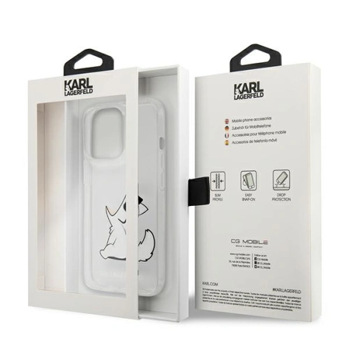 Kup Case Karl Lagerfeld KLHCP13XCFNRC Apple iPhone 13 Pro Max Hardcase transparent Choupette Fun - KLD639CL - {ean13} - Sklep Home Screen