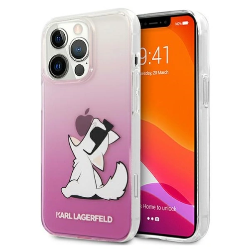Buy Karl Lagerfeld KLHCP13XCFNRCPI Apple iPhone 13 Pro Max hardcase pink Choupette Fun - KLD640PNK - {ean13} - Home Screen Store Europe