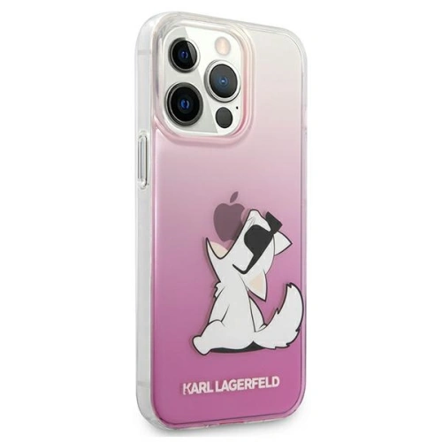 Buy Karl Lagerfeld KLHCP13XCFNRCPI Apple iPhone 13 Pro Max hardcase pink Choupette Fun - KLD640PNK - {ean13} - Home Screen Store Europe
