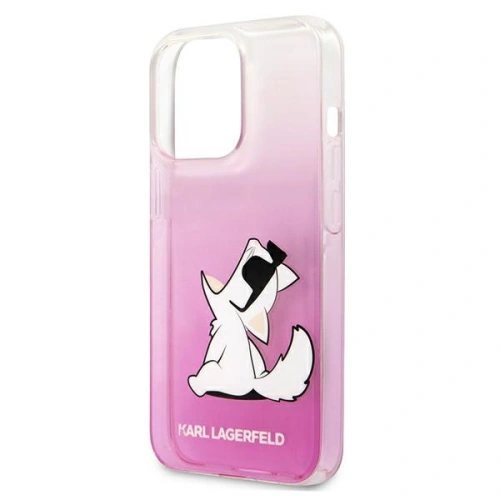 Buy Karl Lagerfeld KLHCP13XCFNRCPI Apple iPhone 13 Pro Max hardcase pink Choupette Fun - KLD640PNK - {ean13} - Home Screen Store Europe