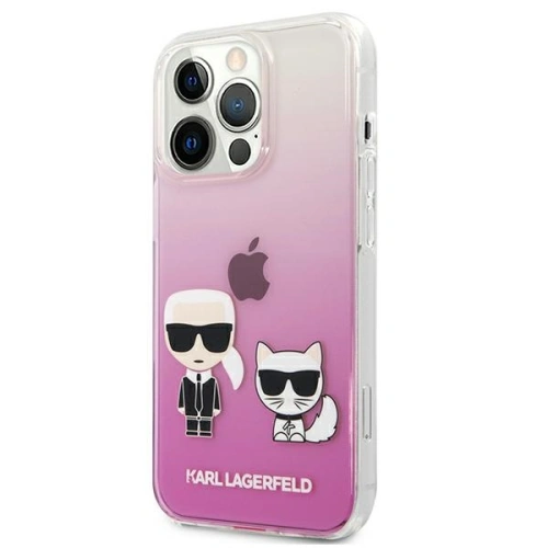 Buy Karl Lagerfeld KLHCP13XCKTRP Apple iPhone 13 Pro Max hardcase pink Karl & Choupette - KLD642PNK - {ean13} - Home Screen Store Europe