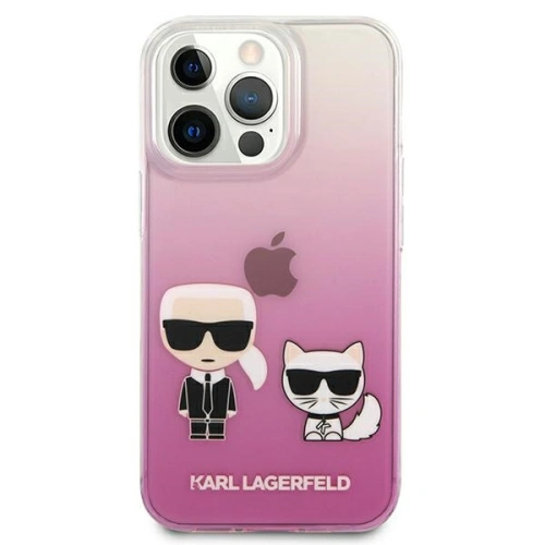 Buy Karl Lagerfeld KLHCP13XCKTRP Apple iPhone 13 Pro Max hardcase pink Karl & Choupette - KLD642PNK - {ean13} - Home Screen Store Europe