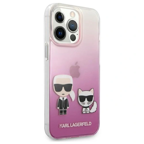 Buy Karl Lagerfeld KLHCP13XCKTRP Apple iPhone 13 Pro Max hardcase pink Karl & Choupette - KLD642PNK - {ean13} - Home Screen Store Europe