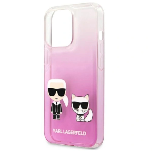 Buy Karl Lagerfeld KLHCP13XCKTRP Apple iPhone 13 Pro Max hardcase pink Karl & Choupette - KLD642PNK - {ean13} - Home Screen Store Europe