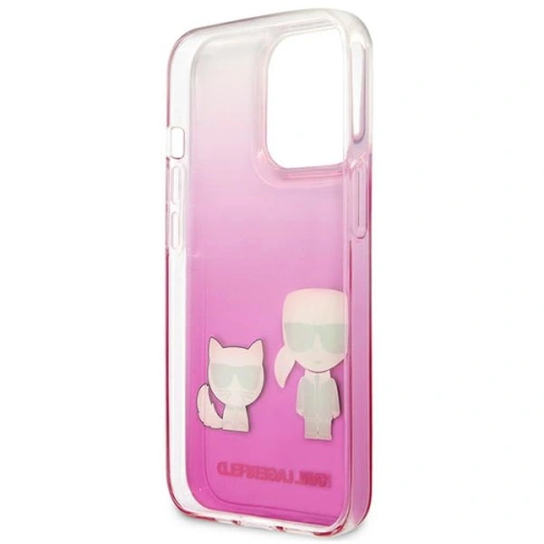 Buy Karl Lagerfeld KLHCP13XCKTRP Apple iPhone 13 Pro Max hardcase pink Karl & Choupette - KLD642PNK - {ean13} - Home Screen Store Europe